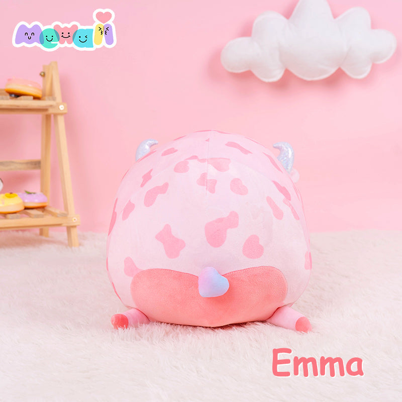 Cow Stuffed Animal: Cute Pink Small & Giant Plushies Squishy Soft Toy - Mewaii