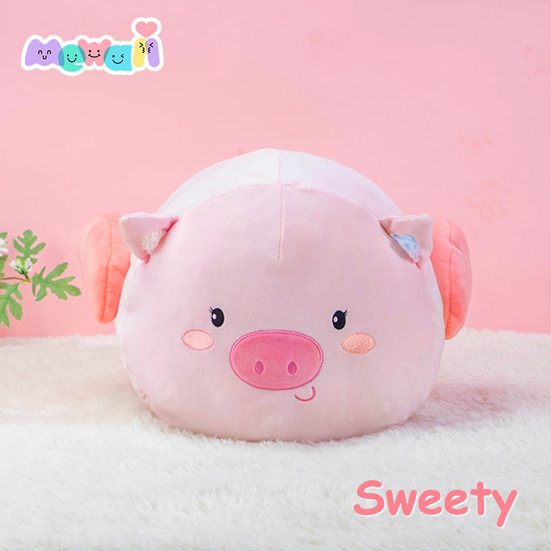 Pig Stuffed Animal: Piggy Kawaii Plush Squishy Pillow Soft Toy - Mewaii