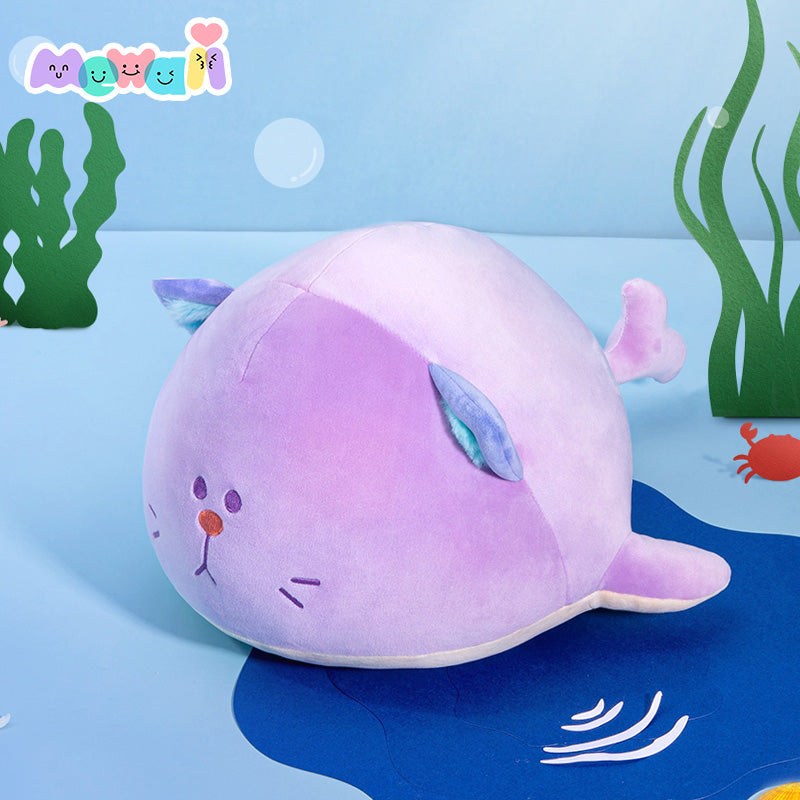 Mewaii™ Ocean Series Stuffed Animal Kawaii Cow Axolotl Plush Pillow - Mewaii