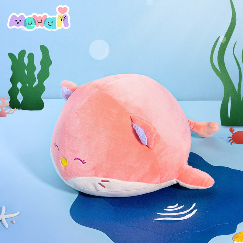 Mewaii™ Ocean Series Stuffed Animal Kawaii Cow Axolotl Plush Pillow - Mewaii