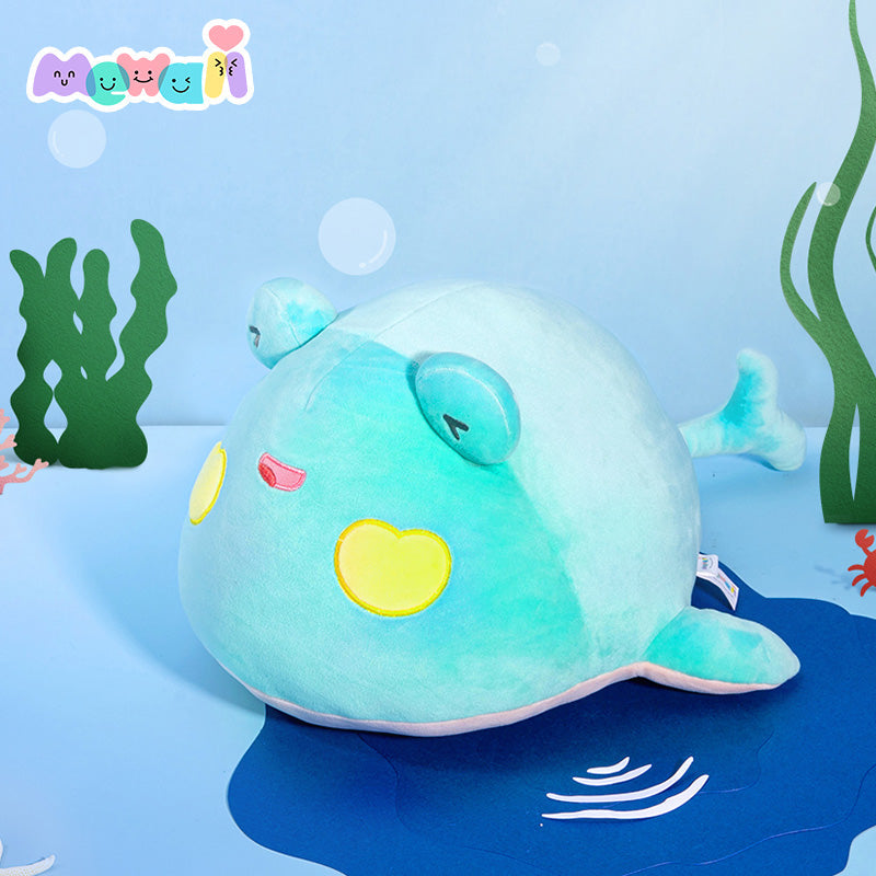 Whale Stuffed Animal: Kawaii Plush Squishy Pillow Toy - Mewaii