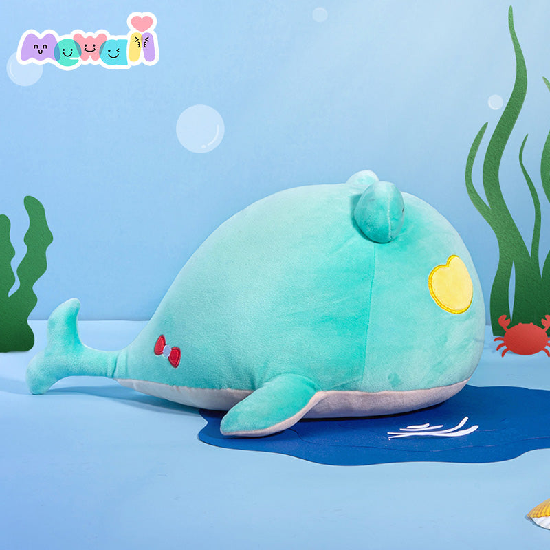 Whale Stuffed Animal: Kawaii Plush Squishy Pillow Toy - Mewaii