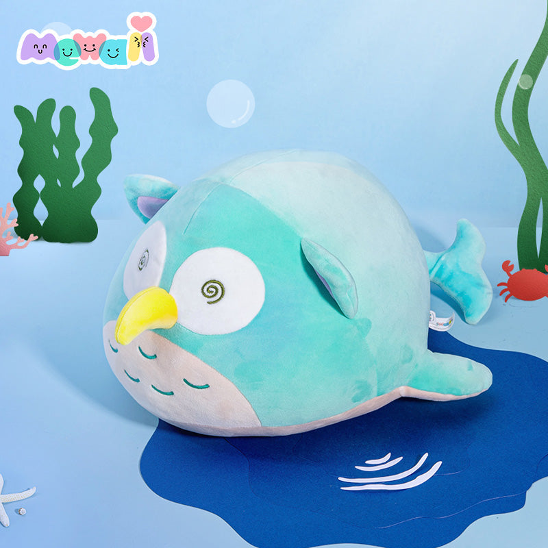 Mewaii™ Ocean Series Stuffed Animal Kawaii Cow Axolotl Plush Pillow - Mewaii