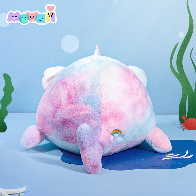 Unicorn Stuffed Animal: Kawaii Whale Plush Squishy Pillow Toy - Mewaii