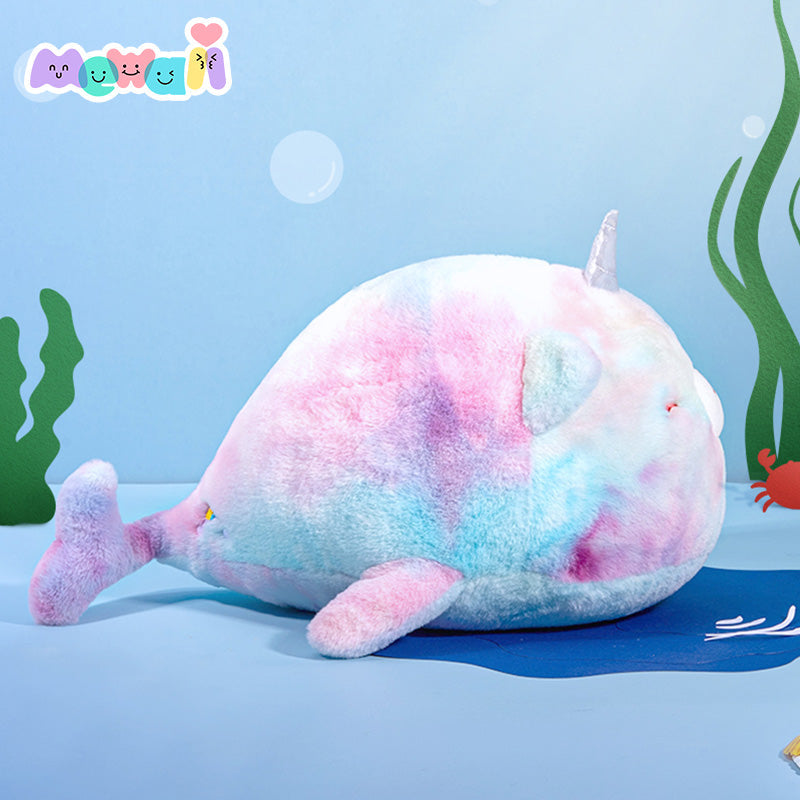 Unicorn Stuffed Animal: Kawaii Whale Plush Squishy Pillow Toy - Mewaii