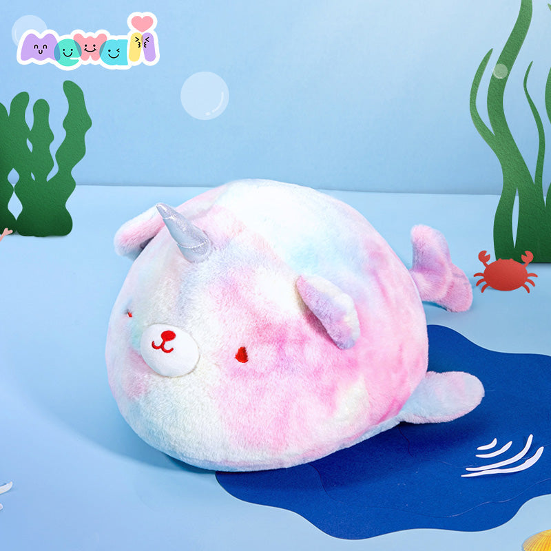 Mewaii™ Ocean Series Stuffed Animal Kawaii Cow Axolotl Plush Pillow - Mewaii